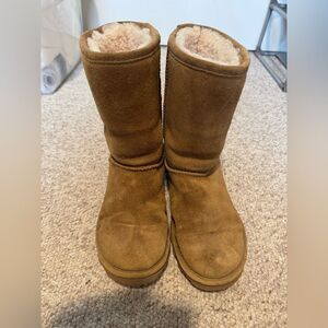 BearPaw Tan Combat & Moto Boots